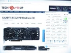 Gigabyte GeForce RTX 2070 WINDFORCE 3X 8G Graphics Card GV N2070GAMING 8GC