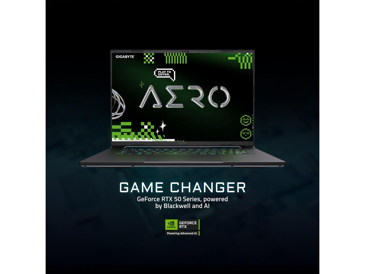 Gigabyte Technology AEROX161WH93USC94DH AERO X16 Gaming Laptop 16" Ryzen 7 AI 350 RTX 5070