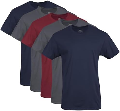 Gildan Mens Crew T Shirts  Multipack  Style G1100