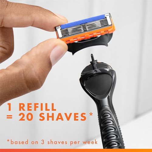 Gillette Fusion5 Power Razor Blade Refills for Men  8 Count  with Precision Trimmer