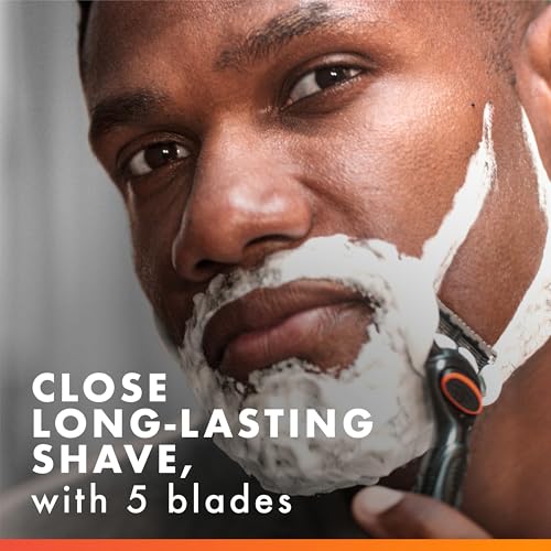 Gillette Fusion5 Power Razor Blade Refills for Men  8 Count  with Precision Trimmer