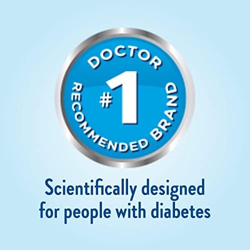 Glucerna Protein Smart Diabetes Care Shake  Chocolate  Diabetic Meal Replacement to Support Blood Sugar Management  30g Protein  150 Calories  Ready to Drink  11 fl oz Bottle   Pack of 24 