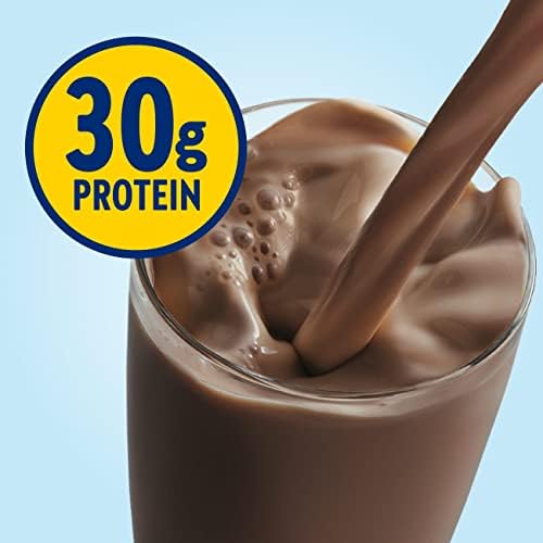 Glucerna Protein Smart Diabetes Care Shake  Chocolate  Diabetic Meal Replacement to Support Blood Sugar Management  30g Protein  150 Calories  Ready to Drink  11 fl oz Bottle   Pack of 24 