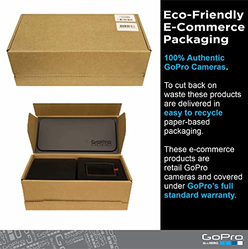 GoPro HERO10 Negro - Embalaje de comercio electrónico, cámara de acción impermeable con LCD frontal y pantallas táctiles traseras, video 5.3K60 Ultra HD