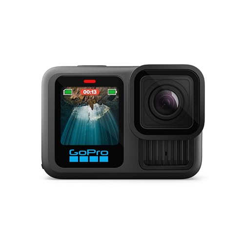 GoPro HERO13 Black   Waterproof Action Camera with 5 3K60 Video  27MP Photo   Compatability with HB Series Lenses