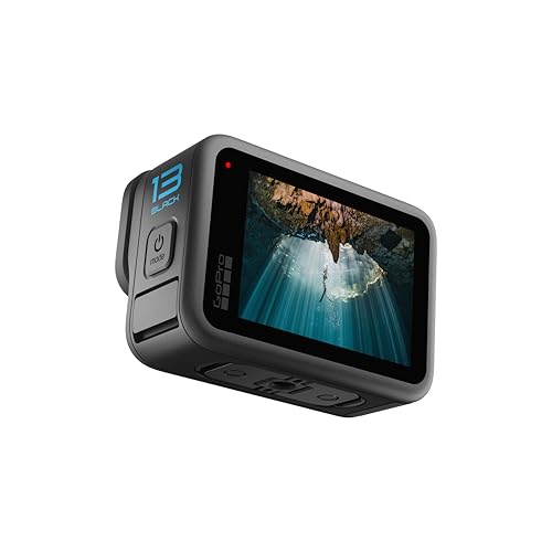 GoPro HERO13 Black   Waterproof Action Camera with 5 3K60 Video  27MP Photo   Compatability with HB Series Lenses