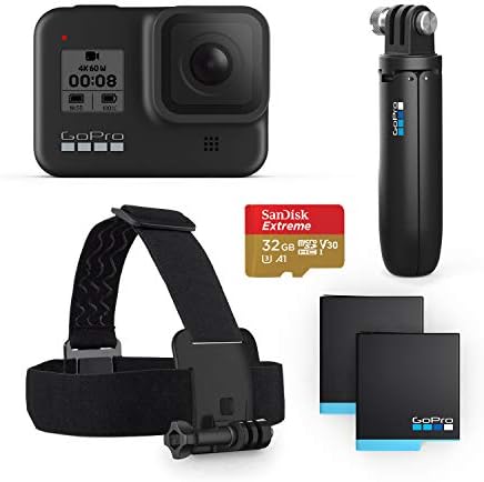 GoPro HERO8 Black   Waterproof Action Camera with Touch Screen 4K Ultra HD Video 12MP Photos 1080p Live Streaming Stabilization