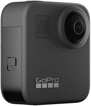GoPro MAX   Waterproof 360   Traditional Action Camera with Touch Screen Spherical 5 6K30 HD Video 16 6MP 360 Photos 1080p Live Streaming Stabilization