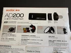 Godox AD200 2 4 TTL Pocket Flash Light Speedlite 3 Heads  W Carry Case Bundle