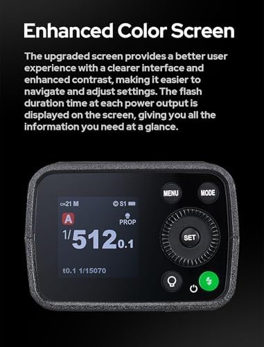 Godox AD200 Pro II GODOX AD200Pro II AD200ProII  200Ws TTL Pocket Flash with Improved Heat Dissipation  Color Screen  Bi Color Modeling Light  1/1 to 1/512 Wider Output  500 Full Power Flashes