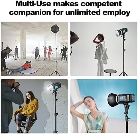 Godox AD600BM Bowens Mount 600Ws GN87 High Speed Sync Outdoor Flash Strobe Light with 2 4G Wireless X System  8700mAh Battery to Provide 500 Full Power