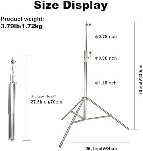 Godox MS300V 300W Studio Strobe Light Kit 2 4G Bowens Mount Photography Light with CF80 Quick Installation Softbox Stainless Steel Light Stand 5 in 1 Light Reflector for Studio Photography Lighting
