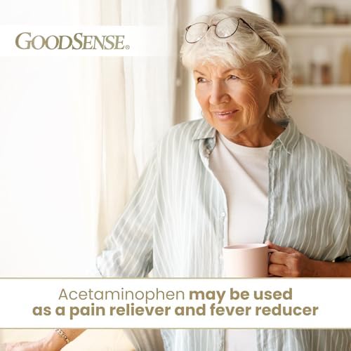 GoodSense Extra Strength Pain Relief  Acetaminophen Caplets  500 mg  500 Count