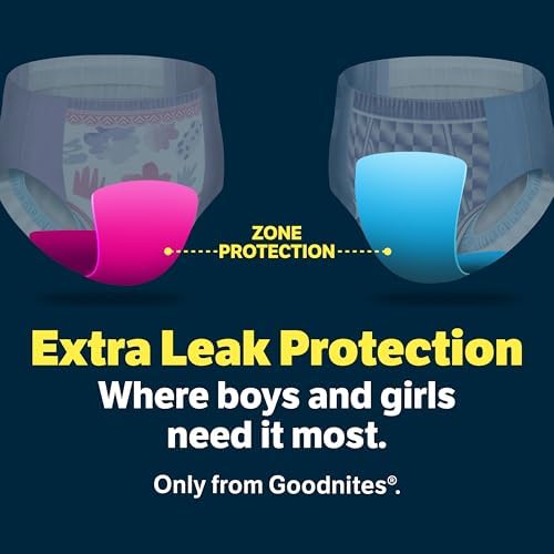 Goodnites Boys Nighttime Bedwetting Underwear  Size Extra Large  95 120 lbs   9 Ct  Packaging May Vary