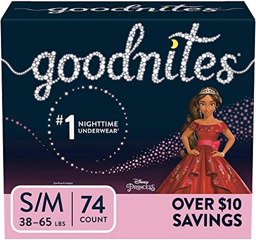 Goodnites Girls Nighttime Bedwetting Underwear  Size Extra Large  95 120 lbs   9 Ct  Packaging May Vary