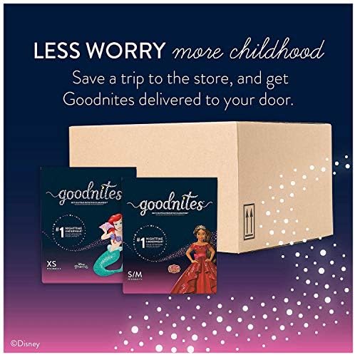 Goodnites Girls Nighttime Underwear  Size XXL  120 165 lbs   24 Ct  2 Packs of 12   Packaging May Vary
