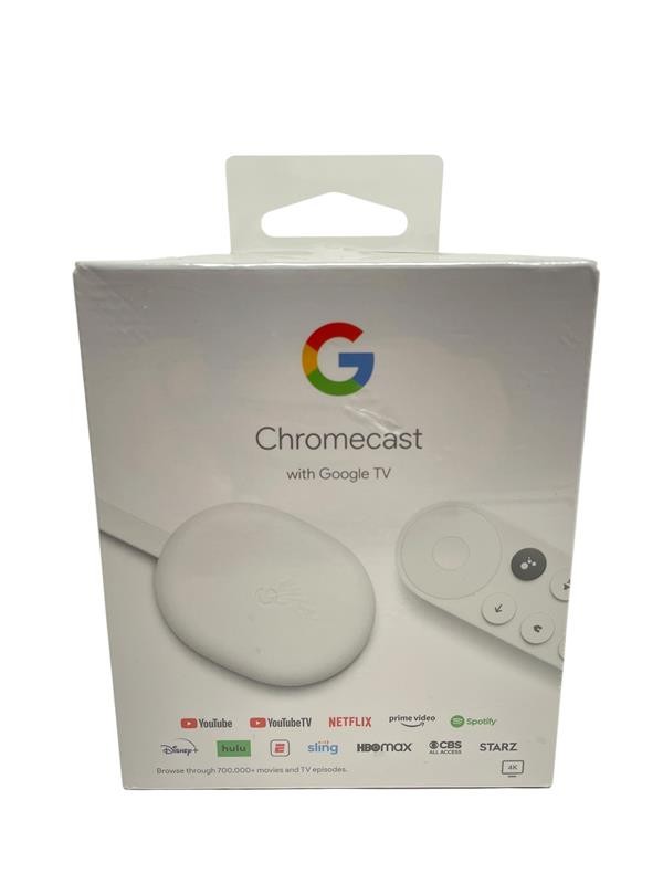 Google Chromecast with Google TV   4K Media Player   GA01919 US   NEW