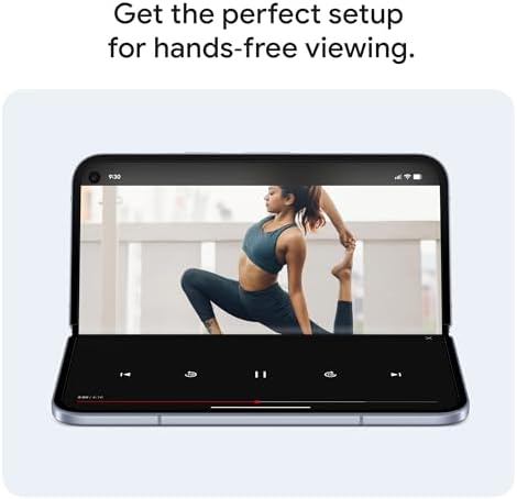 Google Pixel 10 Pro Fold   Unlocked Android Smartphone   Gemini AI Assistant   Advanced Triple Rear Camera System   24  Hour Battery   Foldable Display   Moonstone   256 GB  2025 Model 