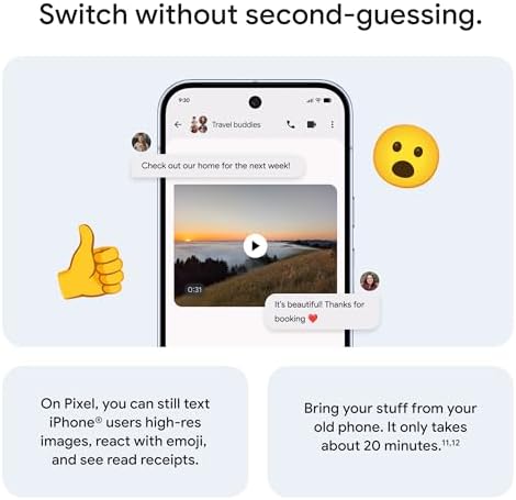 Google Pixel 10 Pro XL - Smartphone Android desbloqueado - Asistente Gemini AI, sistema de cámara trasera triple, batería de carga rápida de 24+ horas y pantalla Super Actua de 6.8 pulgadas
