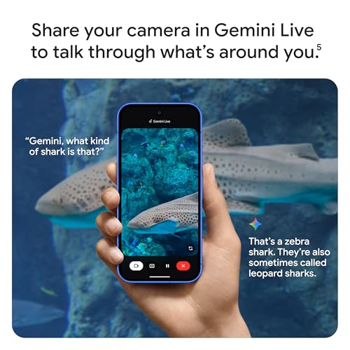 Google Pixel 10   Unlocked Android Smartphone   Gemini AI Assistant  Advanced Triple Rear Camera  Fast Charging 24  Hour Battery  and 6 3 Actua Display   Indigo   128 GB  2025 Model 