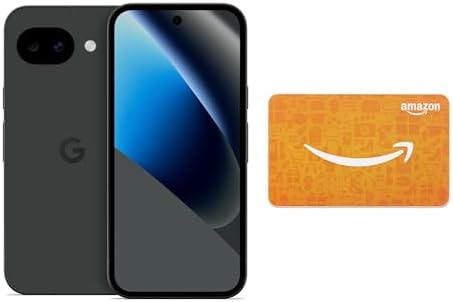 Google Pixel 10a   Obsidian   256 GB with  100 Amazon Gift Card