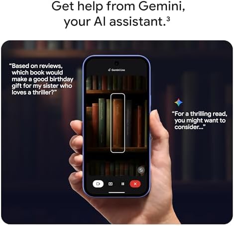 Google Pixel 10a   Unlocked Android Smartphone   7 Years of Pixel Drops  30  Hours Battery  Camera Coach  Gemini Live  Durable Design  Call Screen  Car Crash Detection   Obsidian   256 GB  2026 Model 