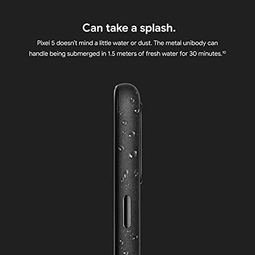 Google Pixel 5  US Version  128GB  Just Black   Unlocked  Renewed 