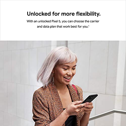 Google Pixel 5  US Version  128GB  Just Black   Unlocked  Renewed 