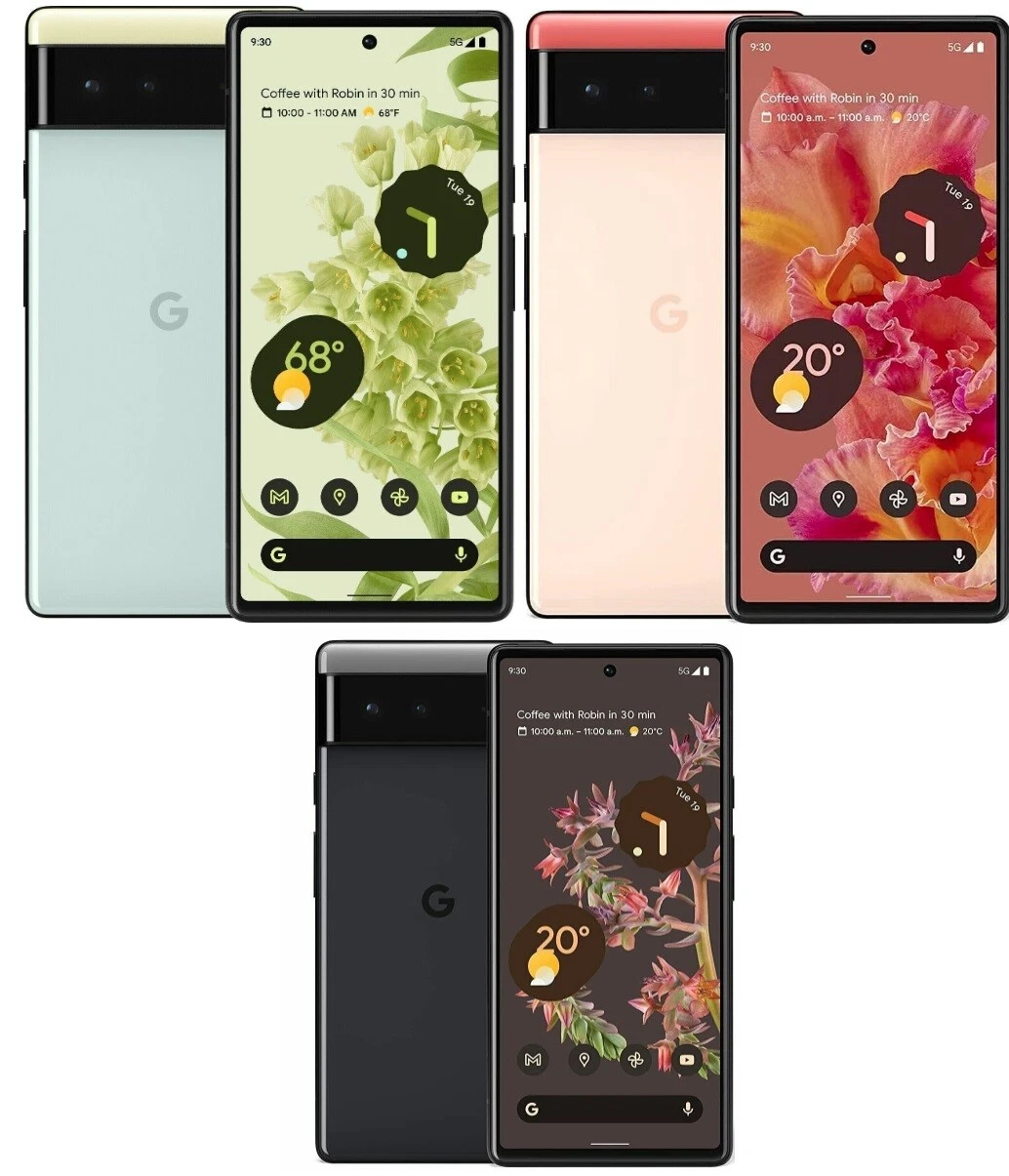 Google Pixel 6 5G Android Phone Unlocked Smartphone 128GB   Good Condition