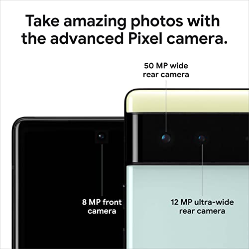 Google Pixel 6 5G, versión estadounidense, 128GB, Kinda Coral - Desbloqueado (renovado)