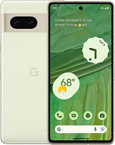 Google Pixel 7 5G  US Version  128GB  Lemongrass   Unlocked  Renewed 