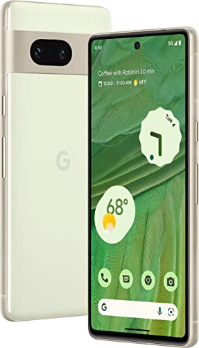 Google Pixel 7 5G  US Version  128GB  Lemongrass   Unlocked  Renewed 