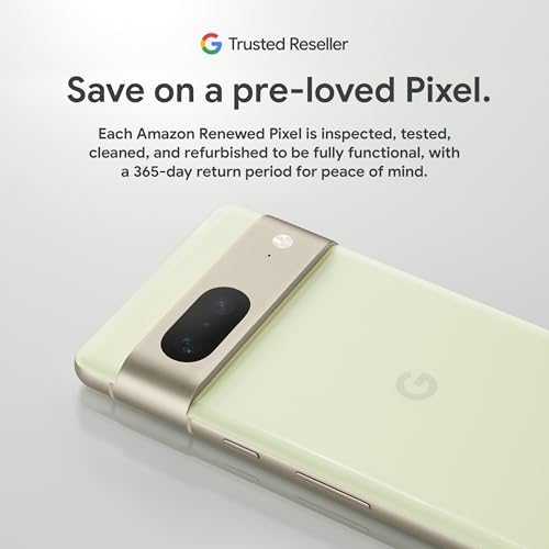 Google Pixel 7 5G  US Version  128GB  Obsidian   Unlocked  Renewed 