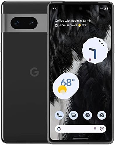 Google Pixel 7 5G  US Version  128GB  Obsidian   Unlocked  Renewed 