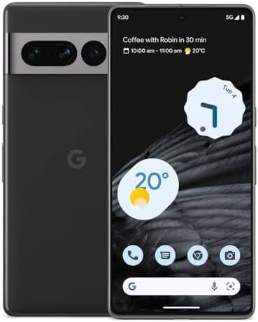 Google Pixel 7 Pro 5G  512GB  Obsidian   Unlocked  Renewed 