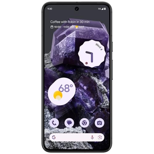 Google Pixel 8 5G US Version  256 GB Obsidian   Unlocked  Renewed 