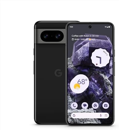 Google Pixel 8 5G US Version  128 GB Obsidian   Unlocked  Renewed 