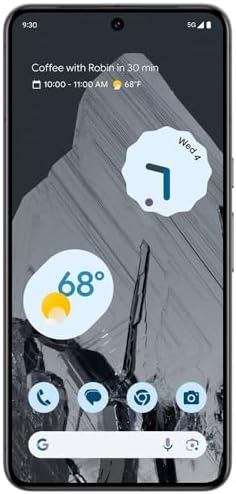 Google Pixel 8 Pro  128GB Fully Unlocked Black  Renewed 
