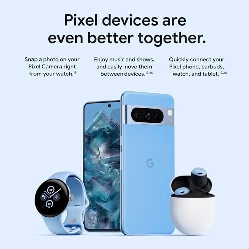 Google Pixel 8 Pro   Unlocked Android Smartphone with Telephoto Lens and Super Actua Display   24 Hour Battery   Bay   128 GB