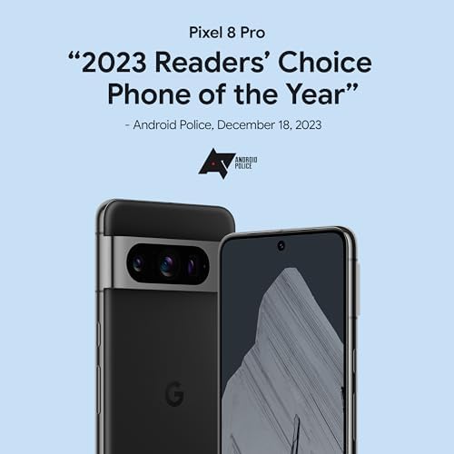 Google Pixel 8 Pro   Unlocked Android Smartphone with Telephoto Lens and Super Actua Display   24 Hour Battery   Bay   128 GB