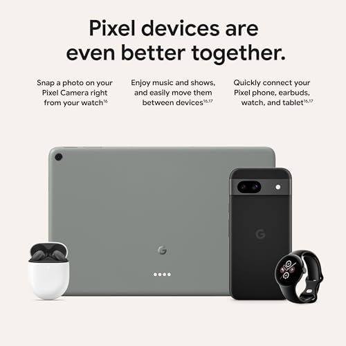 Google Pixel 8a   Unlocked Android Phone with Google AI  Advanced Pixel Camera and 24 Hour Battery   Porcelain   128 GB
