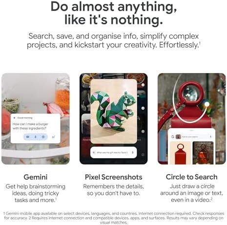 Google Pixel 9 Pro Fold   Unlocked Android Smartphone with Gemini   Advanced Triple Rear Camera System   Foldable Display   Hands Free Video   Obsidian   256 GB  Renewed 