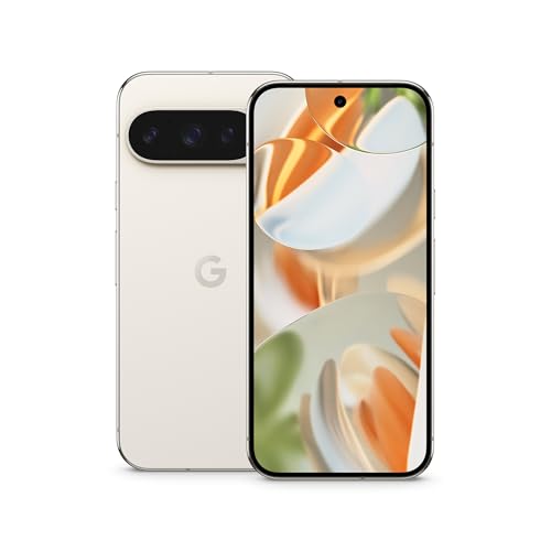 Google Pixel 9 Pro   Unlocked Android Smartphone with Gemini  Triple Rear Camera System  24 Hour Battery  and 6 3 Super Actua Display   Porcelain   256 GB