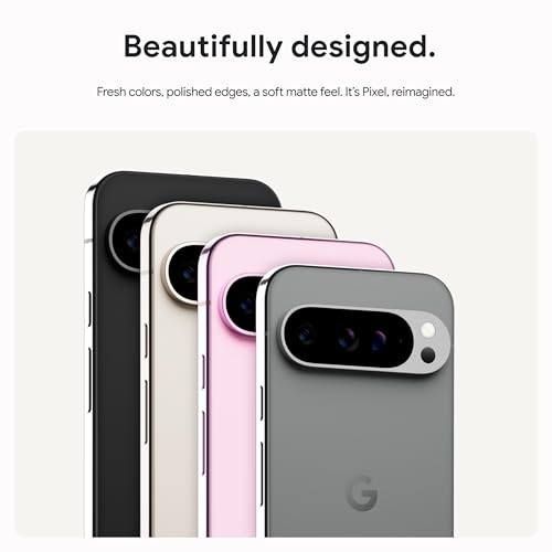 Google Pixel 9 Pro   Unlocked Android Smartphone  Triple Rear Camera System  24 Hour Battery  and 6 3 Super Actua Display   Obsidian   128 GB  Renewed 