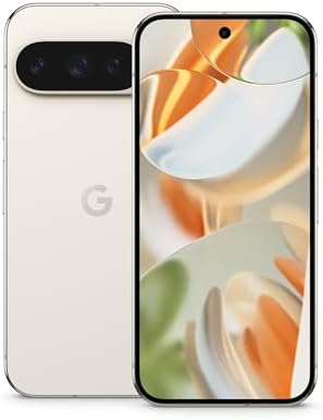 Google Pixel 9 Pro   Unlocked Android Smartphone  Triple Rear Camera System  24 Hour Battery  and 6 3 Super Actua Display   Porcelain   128 GB  Renewed 
