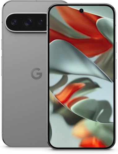 Google Pixel 9 Pro   Unlocked Android Smartphone  Triple Rear Camera System  24 Hour Battery  and 6 3 Super Actua Display   Porcelain   128 GB  Renewed 