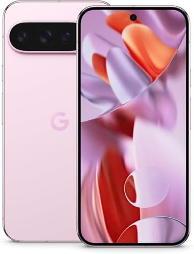 Google Pixel 9 Pro   Unlocked Android Smartphone  Triple Rear Camera System  24 Hour Battery  and 6 3 Super Actua Display   Porcelain   128 GB  Renewed 