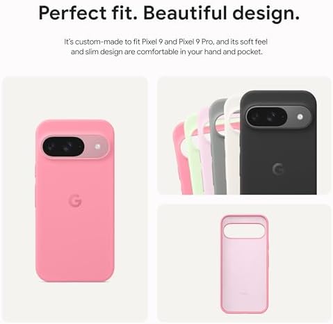 Google Pixel 9   9 Pro Case   Android Phone Case   Durable Protection   Stain Resistant Silicone   Slim Design   Porcelain