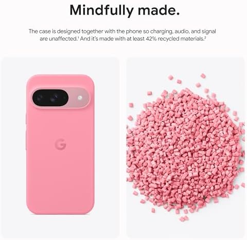 Google Pixel 9   9 Pro Case   Android Phone Case   Durable Protection   Stain Resistant Silicone   Slim Design   Porcelain