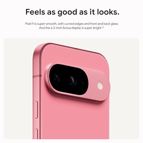 Google Pixel 9   Unlocked Android Smartphone with Gemini  24 Hour Battery  Advanced Camera  and 6 3 Actua Display   Obsidian   128 GB  Renewed